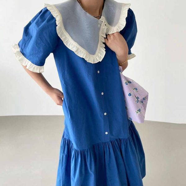 fungus patchwork contrast color irregular peter pan collar mermaid dress women loose single-breasted doll trumpet casual japan 210610, Black;gray
fungus patchwork contrast color irregular peter pan collar mermaid dress women loose single-breasted doll trumpet casual japan 210610, Black;gray