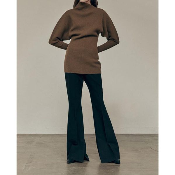 women's sweaters 2021 autumn and winter fashion diagonal collar pullover sweater temperament slim puff sleeve casual all-match women, White;black
women's sweaters 2021 autumn and winter fashion diagonal collar pullover sweater temperament slim puff sleeve casual all-match women, White;black