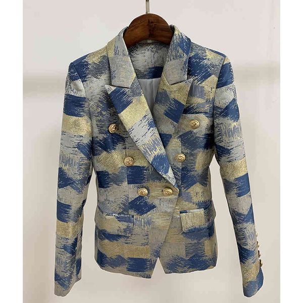 women's jackets pyjtrl female fashion blazer double jacket breasted colors jacquard paint 1tp6, Black;brown
women's jackets pyjtrl female fashion blazer double jacket breasted colors jacquard paint 1tp6, Black;brown