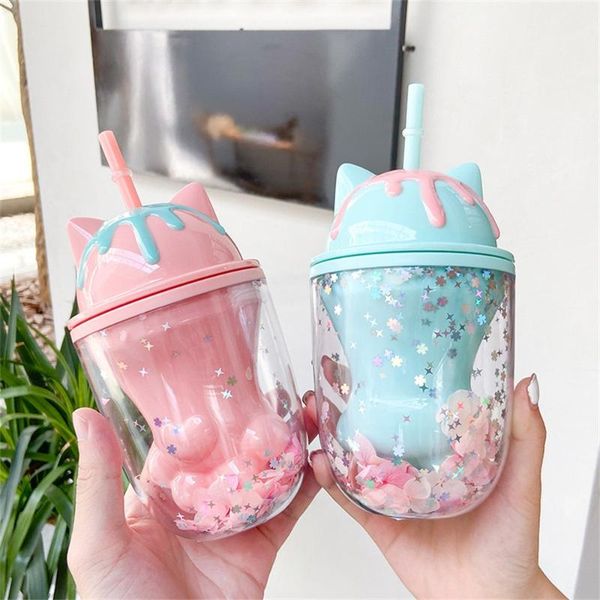 mugs sakura double-layer cartoon double blossom cup cat claw mug with lid straw juice milk coffee kids tableware decor
mugs sakura double-layer cartoon double blossom cup cat claw mug with lid straw juice milk coffee kids tableware decor