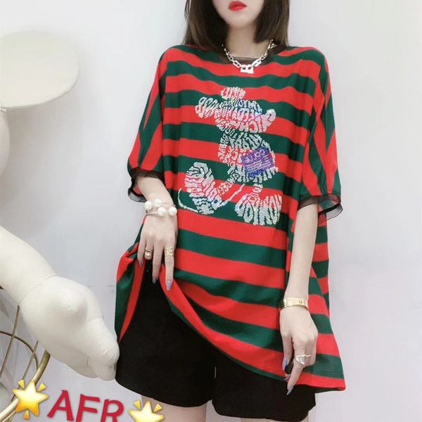 big yards dresses fat mm large women's 2021 summer foreign style small shirt drill loose european t-shirt
big yards dresses fat mm large women's 2021 summer foreign style small shirt drill loose european t-shirt