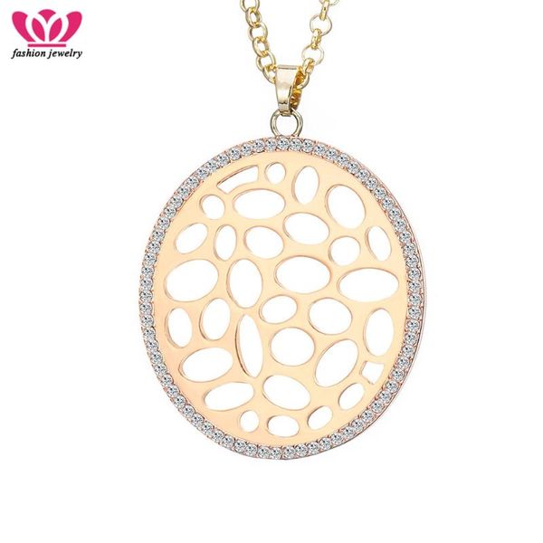 pendant necklaces unique silvery hollow big round necklace women shiny crystal fashion charm christmas gift drop 2021, Silver
pendant necklaces unique silvery hollow big round necklace women shiny crystal fashion charm christmas gift drop 2021, Silver
