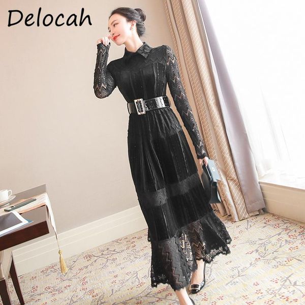 delocah spring women fashion runway holiday maxi dress long sleeve sashes sequined lace solid printed ladies a-line dresses 2021 casual, Black;gray
delocah spring women fashion runway holiday maxi dress long sleeve sashes sequined lace solid printed ladies a-line dresses 2021 casual, Black;gray