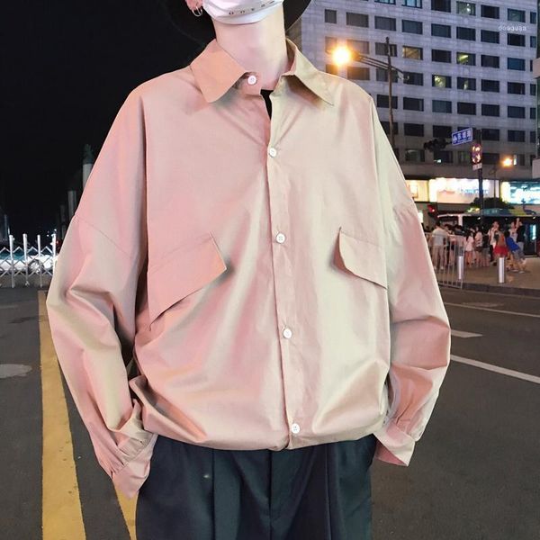 autumn exquisite korean style trumpet sleeve loose solid color wild casual men's shirt size black / apricot -xl1, White;black
autumn exquisite korean style trumpet sleeve loose solid color wild casual men's shirt size black / apricot -xl1, White;black