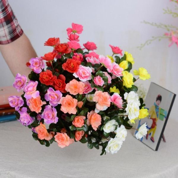 decorative flowers & wreaths household outdoor artificial red azalea bushes resistant uv decor decorations home small fake d9h3
decorative flowers & wreaths household outdoor artificial red azalea bushes resistant uv decor decorations home small fake d9h3