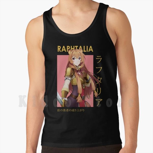 raphtalia tate no yuusha sword shield hero anime tank vest sleeveless rising the, White;black
