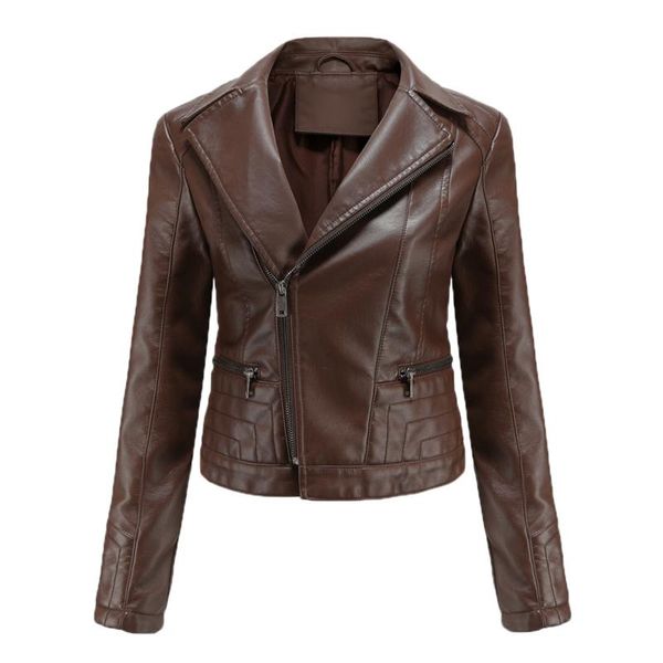 women's jackets women pu spring autumn fashion motorcycle jacket coats outerwear 2021 faux leather zipper black casual, Black;brown
women's jackets women pu spring autumn fashion motorcycle jacket coats outerwear 2021 faux leather zipper black casual, Black;brown