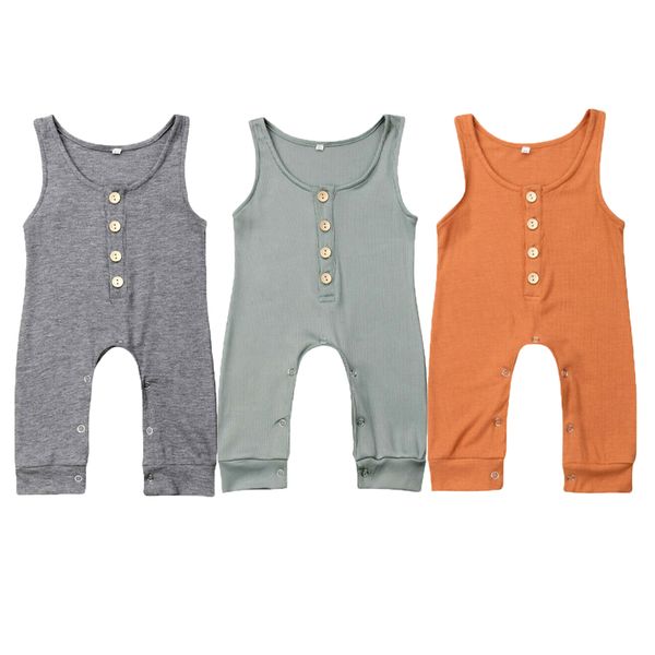 summer infant baby boy girls romper clothes solid button sleeveless romper jumpsuit outfit set, White
summer infant baby boy girls romper clothes solid button sleeveless romper jumpsuit outfit set, White