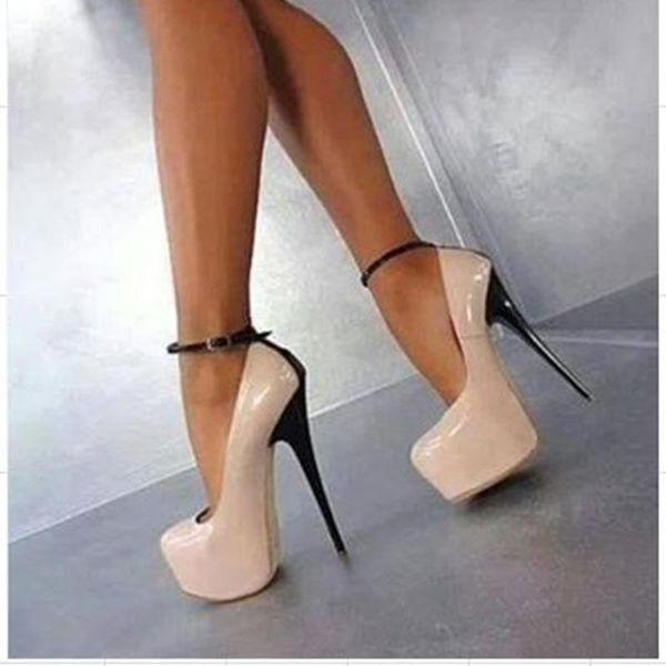 dress shoes goof oron women's pumps nude lace-up with feet and 16cm stilettos, Black
dress shoes goof oron women's pumps nude lace-up with feet and 16cm stilettos, Black