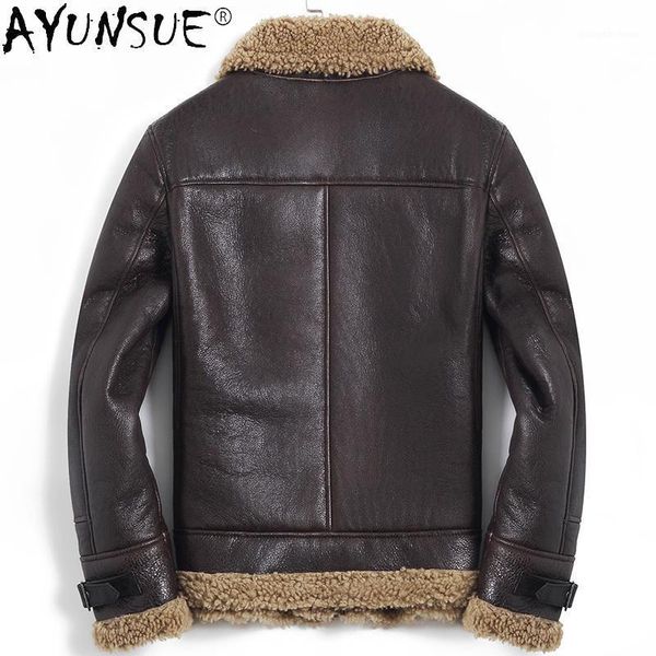 men's leather & faux akoosun autumn 2021 genuine jacket men clothing winter mens clothes sheepskin shearling coat male fur jackets ropa, Black
men's leather & faux akoosun autumn 2021 genuine jacket men clothing winter mens clothes sheepskin shearling coat male fur jackets ropa, Black