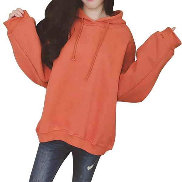 women's hoodies & sweatshirts normov autumn winter womens loose long-sleeve hooded korean version plus velvet sweatshirt female 2021 a, Black 
women's hoodies & sweatshirts normov autumn winter womens loose long-sleeve hooded korean version plus velvet sweatshirt female 2021 a, Black