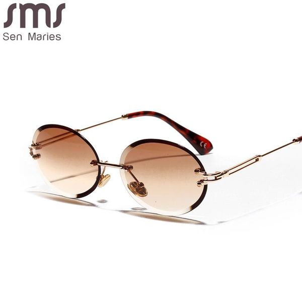 sunglasses steampunk round women vintage men retro rimless oval brand designer luxury eyewear glasses, White;black
sunglasses steampunk round women vintage men retro rimless oval brand designer luxury eyewear glasses, White;black
