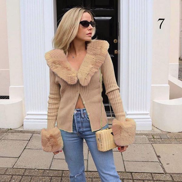women's jackets diiwii women autumn winter style long sleeve jacket hair gets knit coat, Black;brown
women's jackets diiwii women autumn winter style long sleeve jacket hair gets knit coat, Black;brown