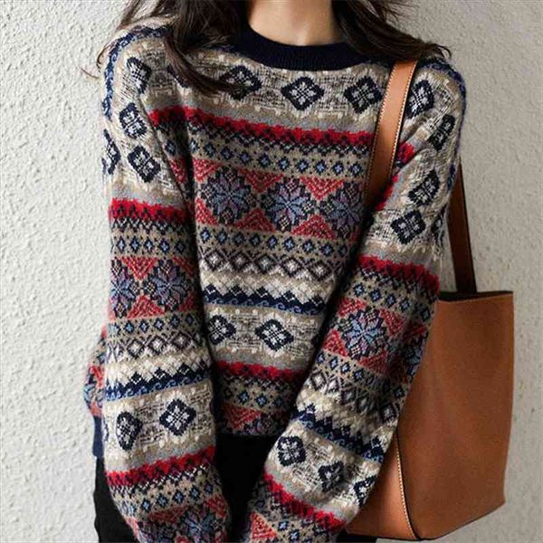 knitted sweater women winter loose jumpers ethnic elegant jacquard thickened pullovers female women lantern sleeve knitwear, White;black
knitted sweater women winter loose jumpers ethnic elegant jacquard thickened pullovers female women lantern sleeve knitwear, White;black