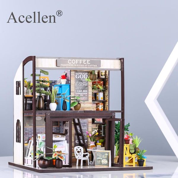 decorative objects & figurines miniature model kits decorati home decor figurine diy coffee house wood dollhouse birthday gift for g
decorative objects & figurines miniature model kits decorati home decor figurine diy coffee house wood dollhouse birthday gift for g