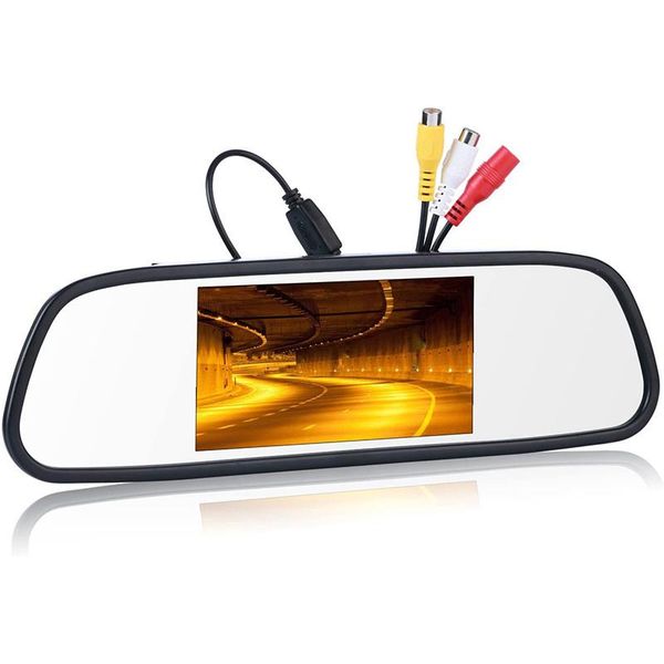 car video 4.3" lcd parking rearview mirror monitor 2 input for rear view camera led night vision reverse auto
car video 4.3" lcd parking rearview mirror monitor 2 input for rear view camera led night vision reverse auto