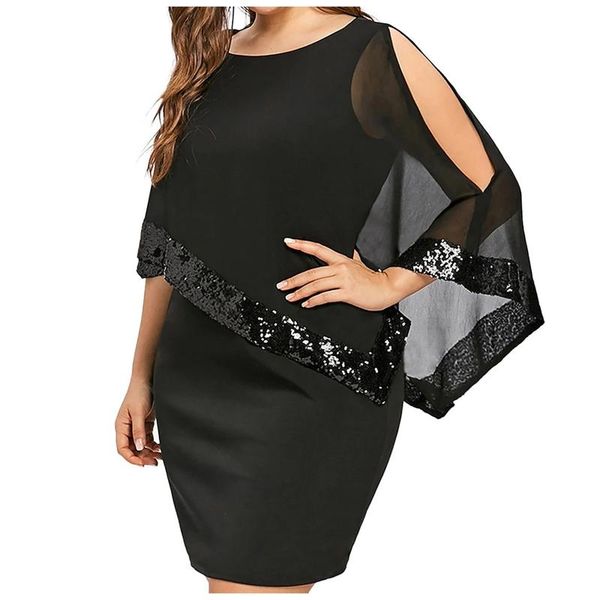casual dresses summer women plus size cold shoulder overlay asymmetric chiffon strapless sequins dress vestidos beach sundress, Black;gray
casual dresses summer women plus size cold shoulder overlay asymmetric chiffon strapless sequins dress vestidos beach sundress, Black;gray