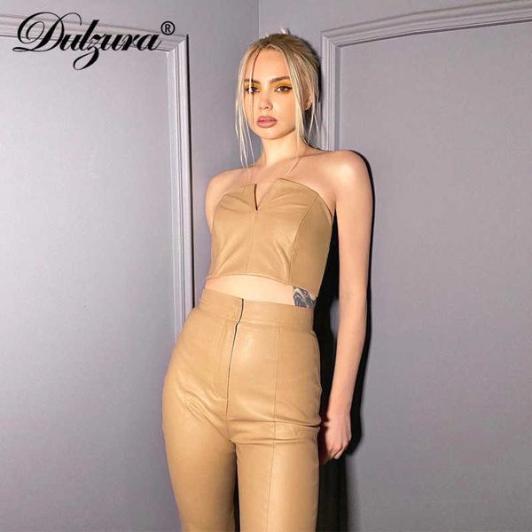 pu fake leather women 2 set tube tanks patchwork high waist slit pants elegant bodycon club party streetwear, Black;white
pu fake leather women 2 set tube tanks patchwork high waist slit pants elegant bodycon club party streetwear, Black;white