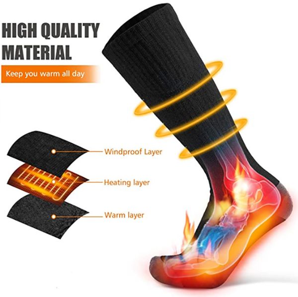 self-adjusting warm coat temperature new electric socks usb three gear temperature regulating and heating men's women's winter war, Black
self-adjusting warm coat temperature new electric socks usb three gear temperature regulating and heating men's women's winter war, Black