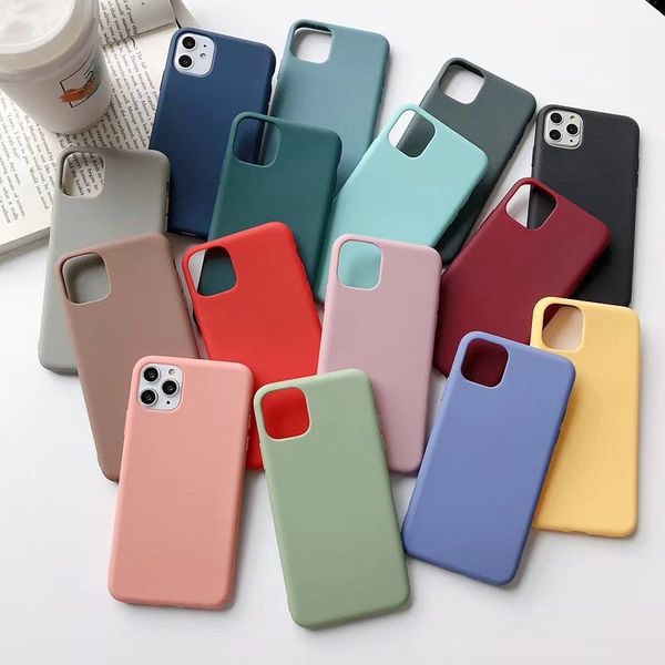ultra slim candy colors phone cases frosted silicone soft tpu cover for iphone 13 mini 12 pro max case 11 xs xr x plus huawei mate 20 ultra slim candy colors phone cases frosted silicone soft tpu cover for iphone 13 mini 12 pro max case 11 xs xr x plus huawei mate 20