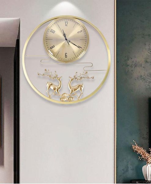 deer copper creativity wall clock modern round chinese simple art mute metal large reloj de pared home decor ek50wc clocks
deer copper creativity wall clock modern round chinese simple art mute metal large reloj de pared home decor ek50wc clocks