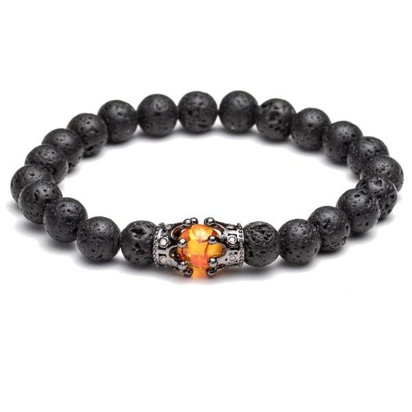 beaded, strands lava volcanic stone 8mm men's and women's bracelet energy yoga natural micro-inlaid zircon crown gift jewelry, Black
beaded, strands lava volcanic stone 8mm men's and women's bracelet energy yoga natural micro-inlaid zircon crown gift jewelry, Black
