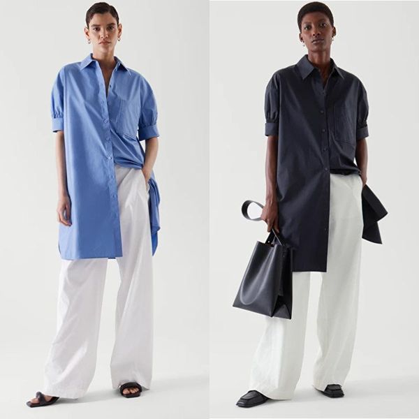 party dresses women office wear short shirt dress 2021 ladies simple turn down collar loose with single pocket, White;black
party dresses women office wear short shirt dress 2021 ladies simple turn down collar loose with single pocket, White;black