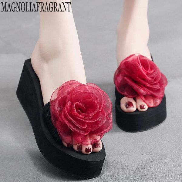 summer sandals women platform fashion flower flip flops comfortable shoes woman brand pantoufle femme c719 slippers, Black
summer sandals women platform fashion flower flip flops comfortable shoes woman brand pantoufle femme c719 slippers, Black