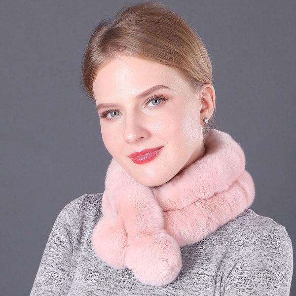 scarves fashion women fur scarf winter rex ring wrap with pompon thick warm for lady, Blue;gray
scarves fashion women fur scarf winter rex ring wrap with pompon thick warm for lady, Blue;gray