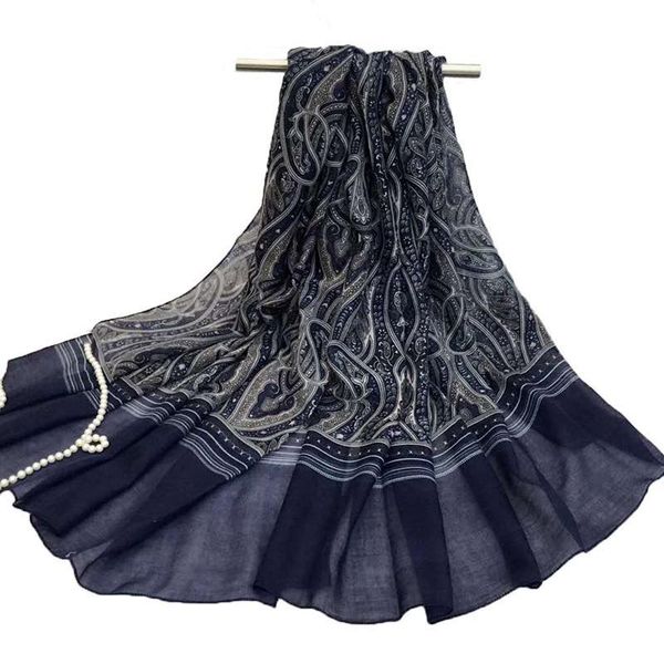 scarves 2021 vintage paisley print shawls long shawl korea cotton soft scarf design muslim hijab, Blue;gray
scarves 2021 vintage paisley print shawls long shawl korea cotton soft scarf design muslim hijab, Blue;gray