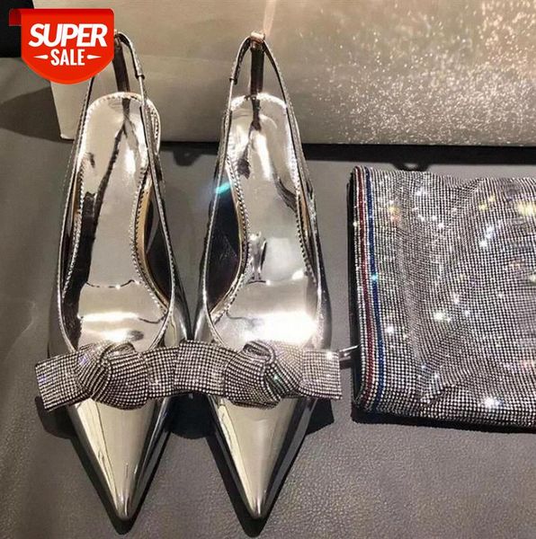 new summer silver rhinestone pointed stiletto heels fairy wind bow baotou butterfly-knot pumps sandals drop shipping #wx27
new summer silver rhinestone pointed stiletto heels fairy wind bow baotou butterfly-knot pumps sandals drop shipping #wx27