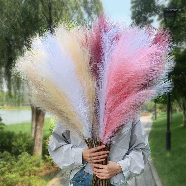 decorative flowers & wreaths 100cm 1pc bulrush artificial pampas grass reed bouquet diy vase wedding party home garden decor plant real touc
decorative flowers & wreaths 100cm 1pc bulrush artificial pampas grass reed bouquet diy vase wedding party home garden decor plant real touc