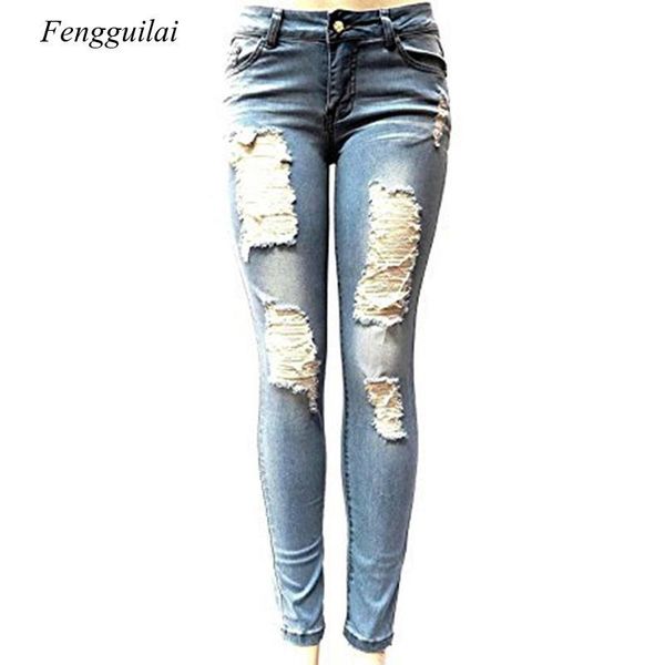 women's jeans spring women high waist woman elastic plus size femme light washed casual skinny pencil pants, Blue
women's jeans spring women high waist woman elastic plus size femme light washed casual skinny pencil pants, Blue