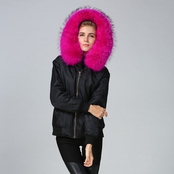 lavish rose raccoon furs trim hoody women snow parka meifeng brand rabbit fur lined black bomber nylon jacket
lavish rose raccoon furs trim hoody women snow parka meifeng brand rabbit fur lined black bomber nylon jacket