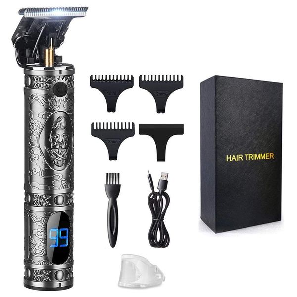 lcd cordless zero gapped t blade hair trimmer outliner salon clippers usb rechargeable barber beard shaver for men haircut
lcd cordless zero gapped t blade hair trimmer outliner salon clippers usb rechargeable barber beard shaver for men haircut