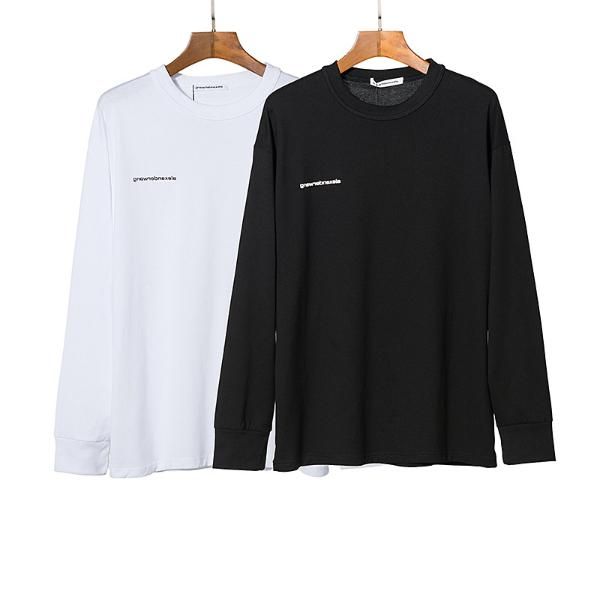 men's t-shirts 2021 autumn classic letter print fashio design round neck loose trendy long sleeve t-shirt men women a2, White;black
men's t-shirts 2021 autumn classic letter print fashio design round neck loose trendy long sleeve t-shirt men women a2, White;black