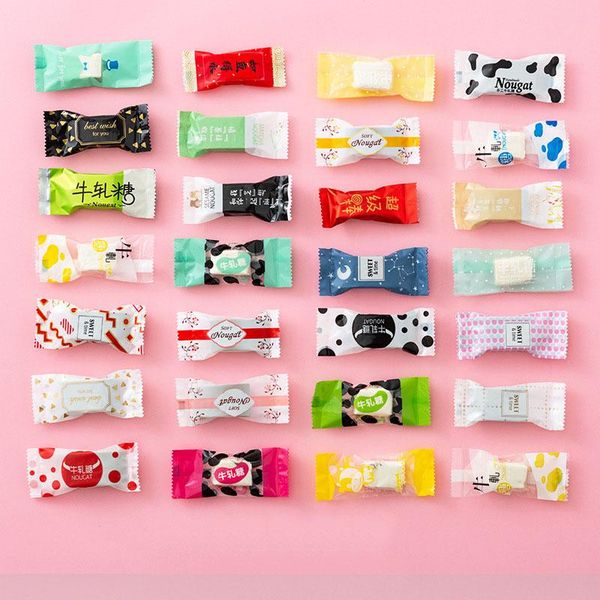 gift wrap 100pcs/lot animal series homemade soft nougat candy colored plastic packaging bags romantic pattern baptism sugar
gift wrap 100pcs/lot animal series homemade soft nougat candy colored plastic packaging bags romantic pattern baptism sugar