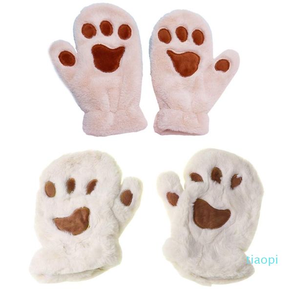 five fingers gloves women student winter fuzzy plush full finger cute cartoon cat solid color outdoor windproof snow ski mittens hand, Blue;gray
five fingers gloves women student winter fuzzy plush full finger cute cartoon cat solid color outdoor windproof snow ski mittens hand, Blue;gray