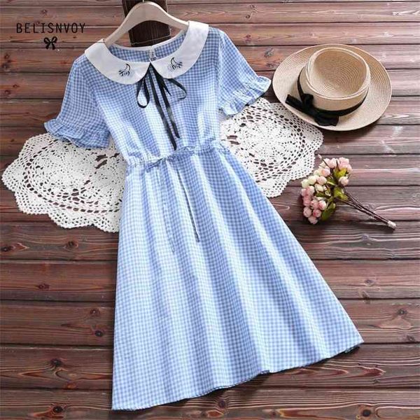 preppy style summer women cute dress peter pan collar black blue embroidery fruit vestido short sleeve sweet kawaii dresses 210520, Black;gray
preppy style summer women cute dress peter pan collar black blue embroidery fruit vestido short sleeve sweet kawaii dresses 210520, Black;gray