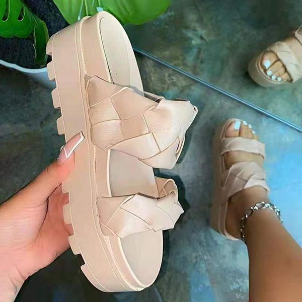 puimentiua fashion summer slippers women sandals solid open toe woven shoes heels thick outdoor beach women's sandalias, Black
puimentiua fashion summer slippers women sandals solid open toe woven shoes heels thick outdoor beach women's sandalias, Black