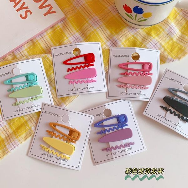 pcs/sets cute korea wave hair clips side for girls simple bangs headdress frosted hairpins bb accessories, Slivery;white
pcs/sets cute korea wave hair clips side for girls simple bangs headdress frosted hairpins bb accessories, Slivery;white