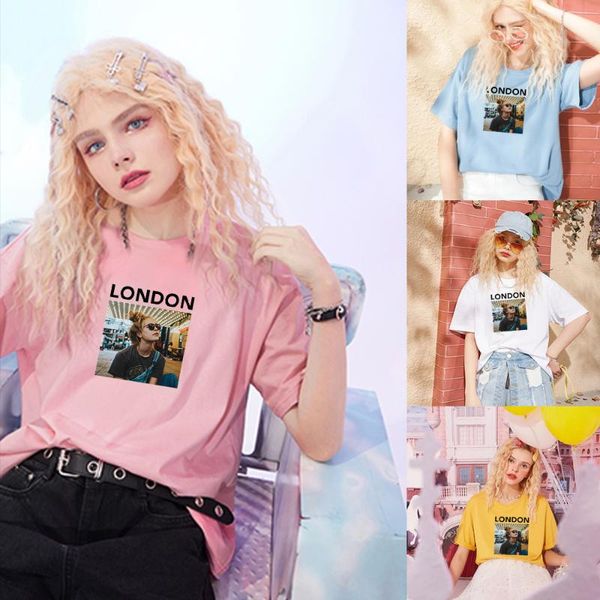women's t-shirt cute cartoon pattern print girly style 100%cotton much colour fashion short-sleeve tees round neck tshirt, White
women's t-shirt cute cartoon pattern print girly style 100%cotton much colour fashion short-sleeve tees round neck tshirt, White