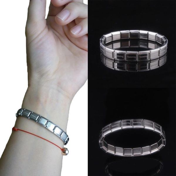 imucci 1pc trendy elastic lettering stainless steel hand chain women men bracelet bangle beaded, strands, Black
imucci 1pc trendy elastic lettering stainless steel hand chain women men bracelet bangle beaded, strands, Black