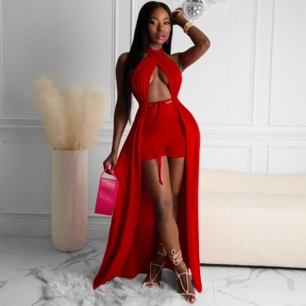 women's tracksuits summer clothes sets ladies halter tie up sleeveless backless long coats camis + shorts set 2pcs women short, Gray
women's tracksuits summer clothes sets ladies halter tie up sleeveless backless long coats camis + shorts set 2pcs women short, Gray
