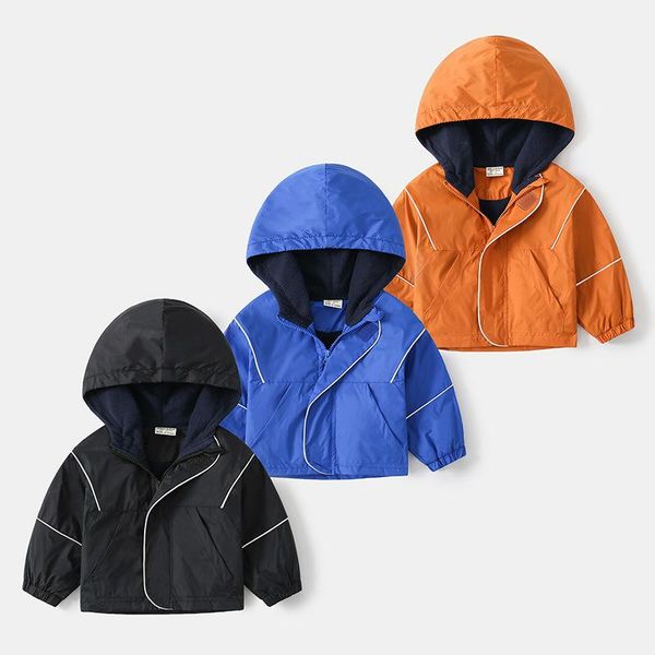 jackets autumn boys plus velvet round neck casual zipper cotton padded jacket middle and small childrens hooded, Blue;gray
jackets autumn boys plus velvet round neck casual zipper cotton padded jacket middle and small childrens hooded, Blue;gray