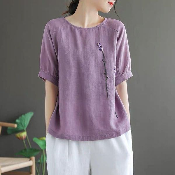 women's blouses & shirts 100% cotton embroidery blouse summer for women plus size vintage clothes ladies o neck loose casual white
women's blouses & shirts 100% cotton embroidery blouse summer for women plus size vintage clothes ladies o neck loose casual white