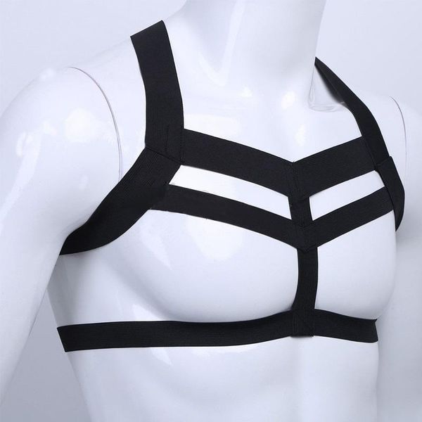 men's body shapers men lingerie nylon halter backless elastic chest harness costume belt bondage evening clubwear, Black;brown
men's body shapers men lingerie nylon halter backless elastic chest harness costume belt bondage evening clubwear, Black;brown
