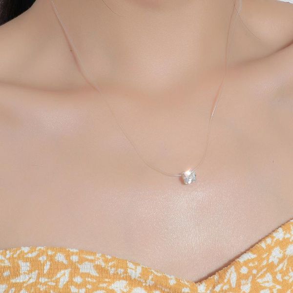 pendant necklaces necklace designed for women gold color square inlaid zircon diy accessories surprise gifts friends, Silver
pendant necklaces necklace designed for women gold color square inlaid zircon diy accessories surprise gifts friends, Silver