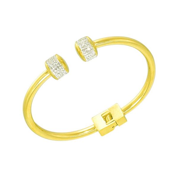 bangle fashion women titanium steel couple full cz white crystal buckle bracelets bangles jewellery, Black
bangle fashion women titanium steel couple full cz white crystal buckle bracelets bangles jewellery, Black