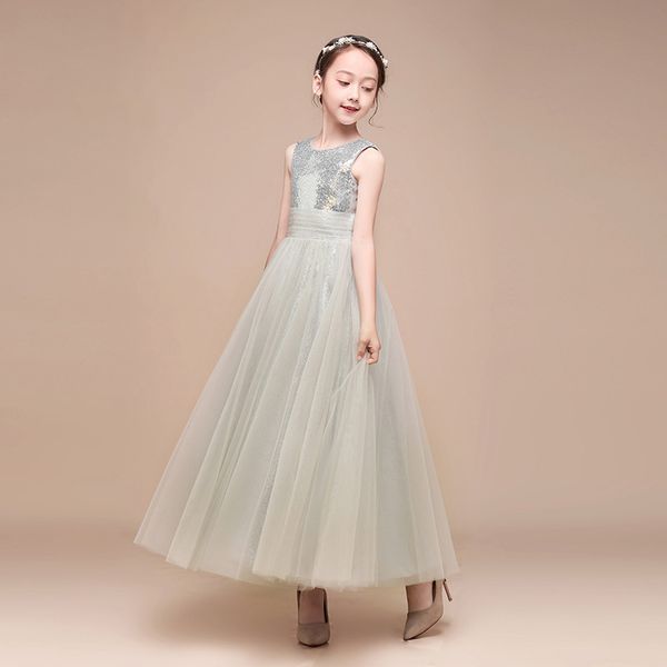 lovely shining sequins flower girls dresses ankle length girls' party dress high quality, White;blue
lovely shining sequins flower girls dresses ankle length girls' party dress high quality, White;blue